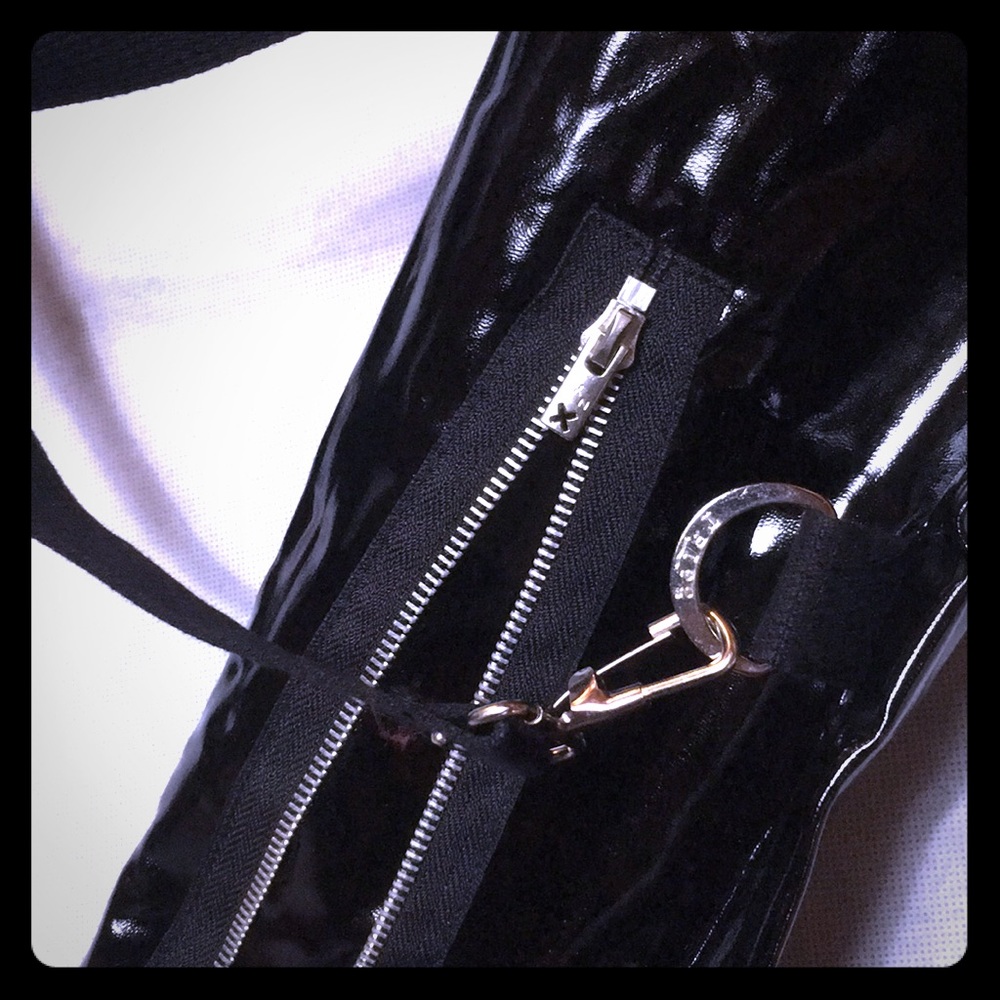 New in package Tripp NYC black vinyl bondage pants - Picture 10 of 11